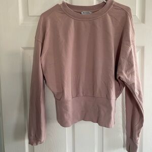 Athleta Women's Dusty Rose Long Sleeve Sweatshirt sz Sm